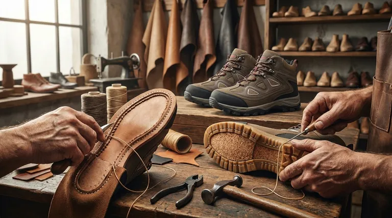 Quelle est la fonction du passepoil dans la construction Goodyear welt ? La clé de chaussures durables et réparables