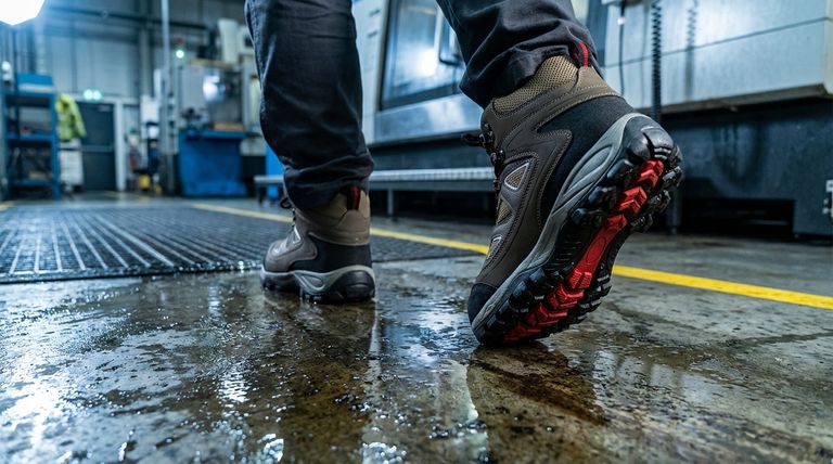 Why is slip resistance a necessary feature in work boots? Prevent Falls and Ensure Workplace Safety