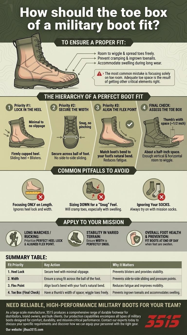 Comment doit-il être ajusté le bout de pied d'une botte militaire ? Maîtriser l'ajustement pour des performances optimales Guide Visuel