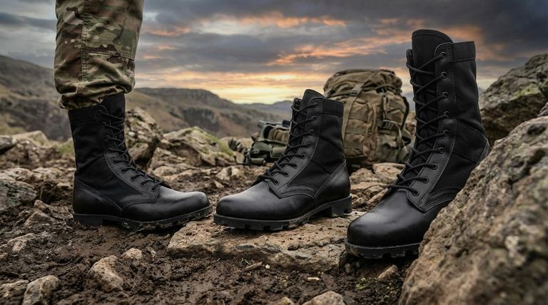 軍用ブーツのシャフト丈の範囲は?ミッションに合った丈を選びましょう