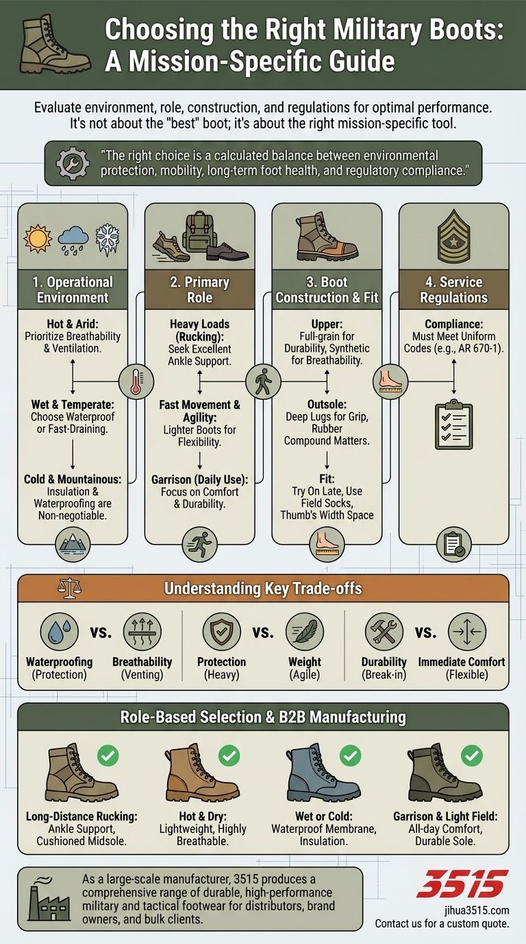 ما هي العوامل التي يجب مراعاتها عند اختيار الأحذية العسكرية؟ ضمان نجاح المهمة مع الأحذية المناسبة دليل مرئي