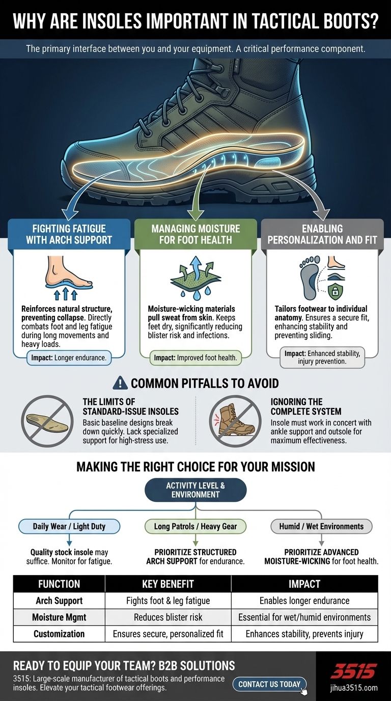 Pourquoi les semelles intérieures sont-elles importantes dans les bottes tactiques ? Libérez l'endurance et prévenez les blessures Guide Visuel