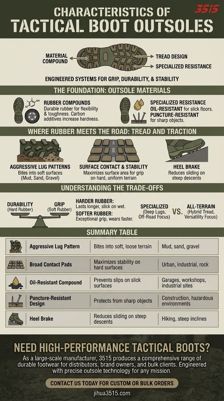 Каковы характеристики подошв тактических ботинок? Обеспечение непоколебимого сцепления и долговечности Визуальное руководство