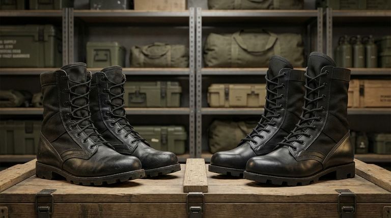 ¿Cuál es la distinción entre botas de dotación y botas opcionales? Elegir el calzado adecuado para los estándares militares