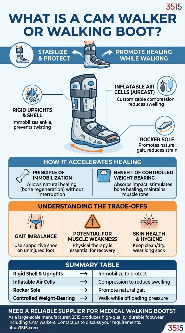 Qu'est-ce qu'un botte de marche ou botte de marche orthopédique ? Un guide pour la guérison avec mobilité Guide Visuel