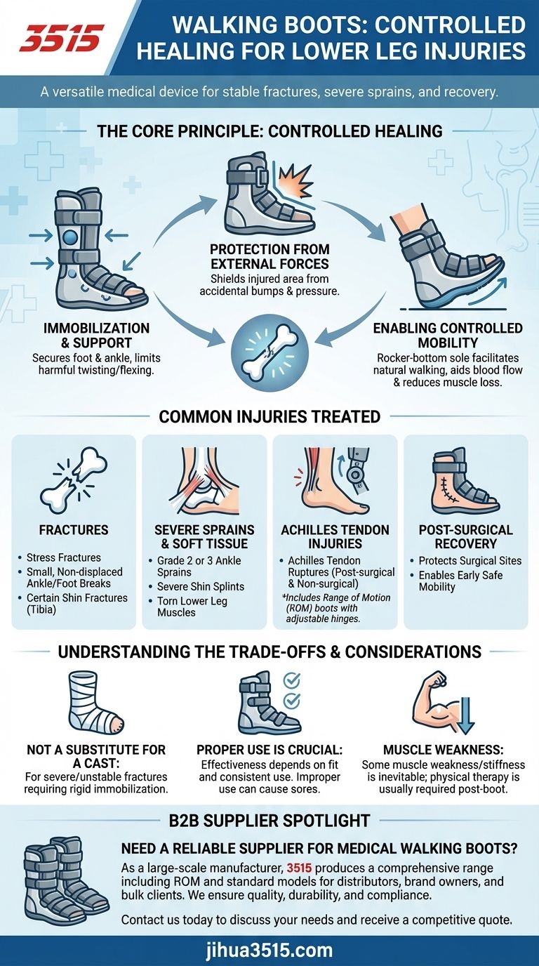 보행 부츠로 치료할 수 있는 부상은 무엇인가요? 회복을 위한 올바른 솔루션 찾기 시각적 가이드