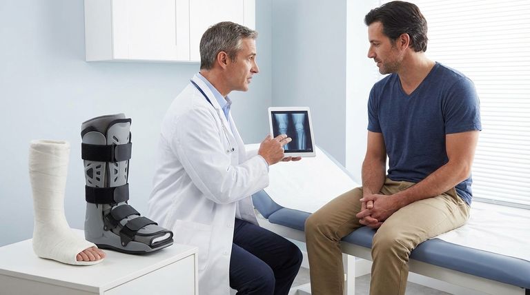 歩行用ブーツと従来のギプス、どちらが必要になるかは、怪我のどのような要因によって決まるのでしょうか? 成功への鍵