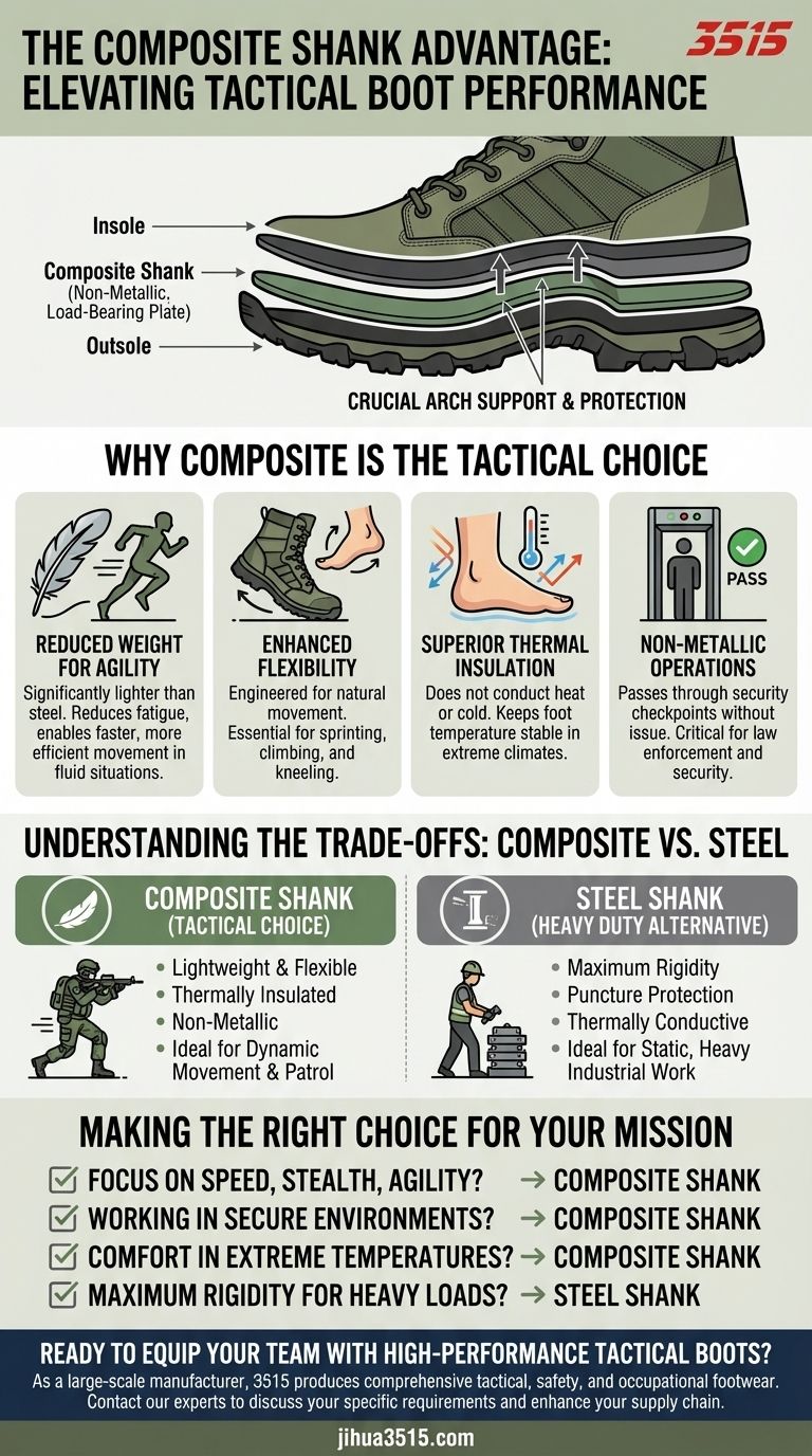 Was ist ein Verbundschaft und wie profitiert er taktische Stiefel? Steigert Agilität und Komfort Visuelle Anleitung