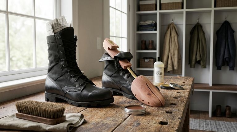 Quais são as melhores práticas para secar e armazenar botas militares? Prolongue a sua vida útil e prontidão