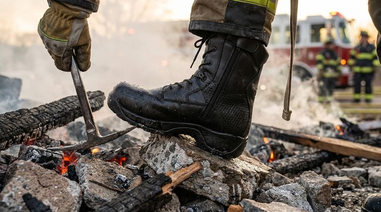 Qual è lo scopo dei puntali in acciaio negli stivali da vigile del fuoco? Massima protezione da impatto e schiacciamento
