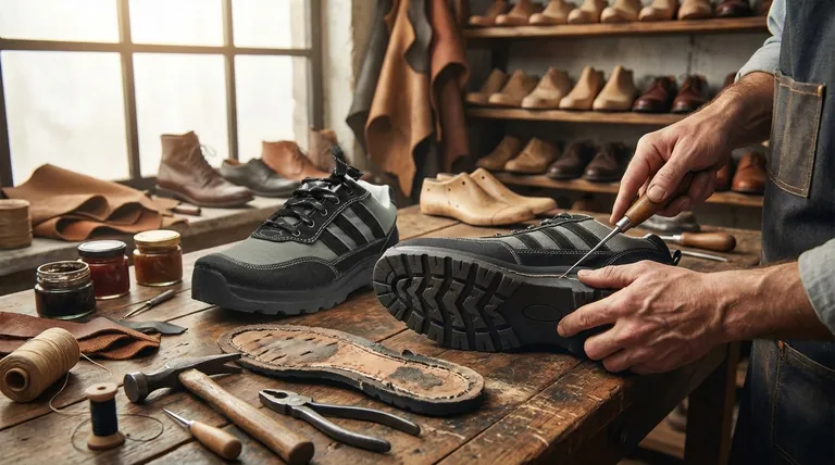 Quel est le principal avantage des chaussures cousues Goodyear par rapport aux chaussures collées ? Longévité et réparabilité supérieures