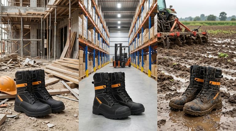¿Qué tipos de calzado de seguridad son adecuados para diferentes entornos de trabajo? Encuentra el ajuste adecuado para tu industria.