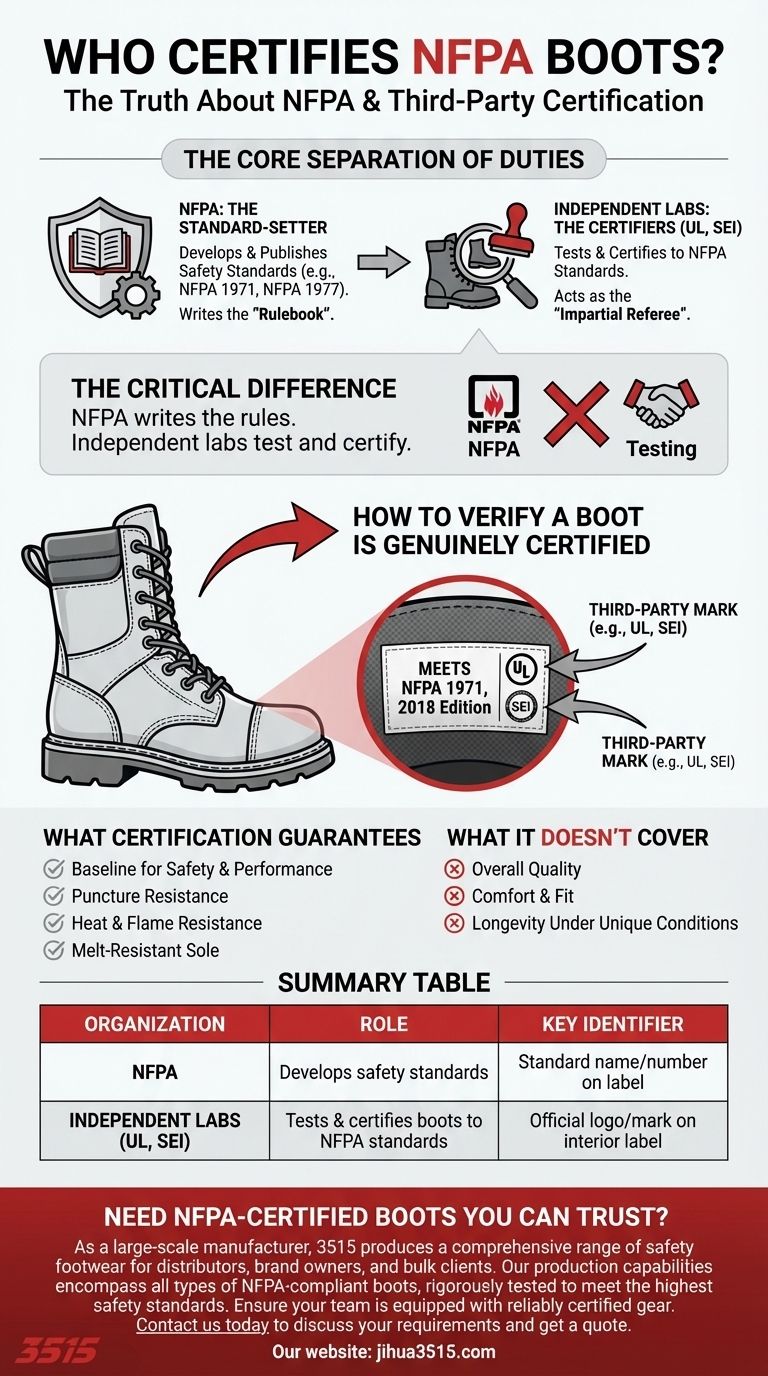 Welche Organisation zertifiziert NFPA-Stiefel? Die Wahrheit über die Sicherheit von Feuerwehrstiefeln Visuelle Anleitung