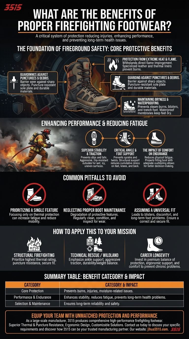 消防鞋的益处是什么？最大程度地提高火场安全性和性能 图解指南