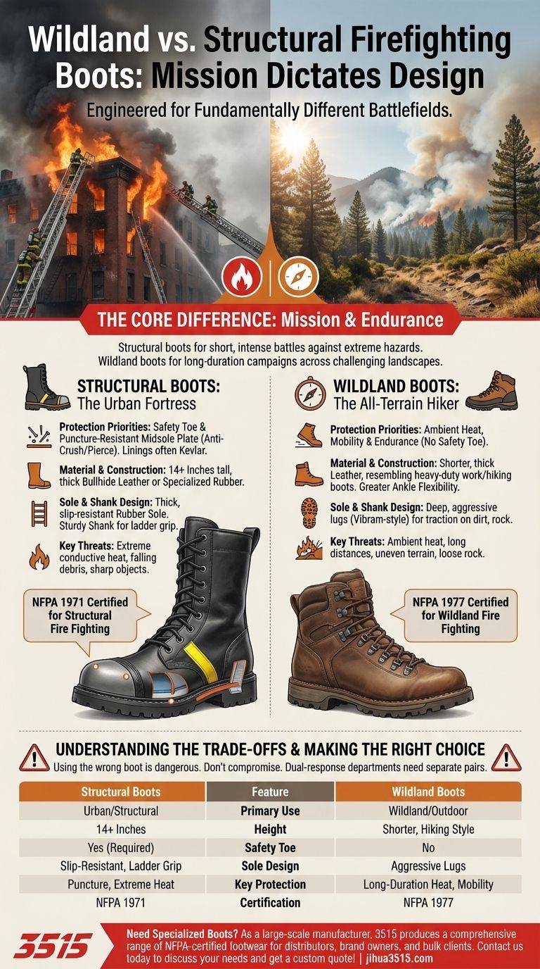 野外消防靴和建筑消防靴有什么区别？选择合适装备的指南 图解指南