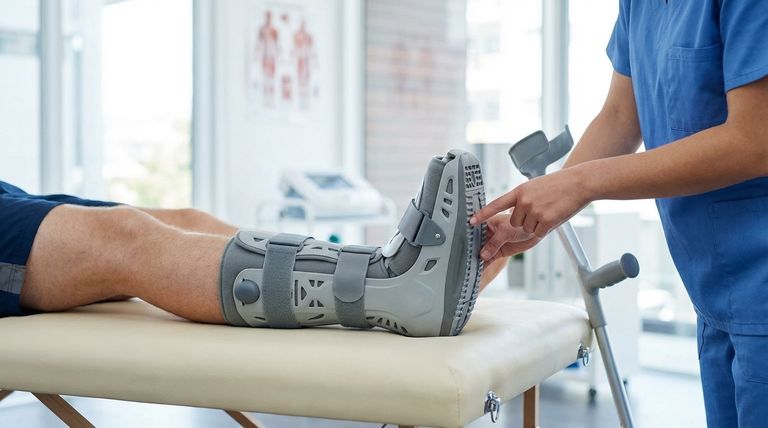 ما هو الغرض من ارتداء حذاء المشي الطبي؟ حماية وعلاج إصابات القدم والكاحل