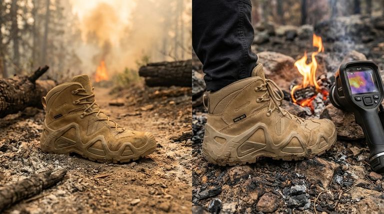 Comment les normes NFPA pour les bottes de lutte contre les incendies de forêt diffèrent-elles des normes du Service des forêts ?