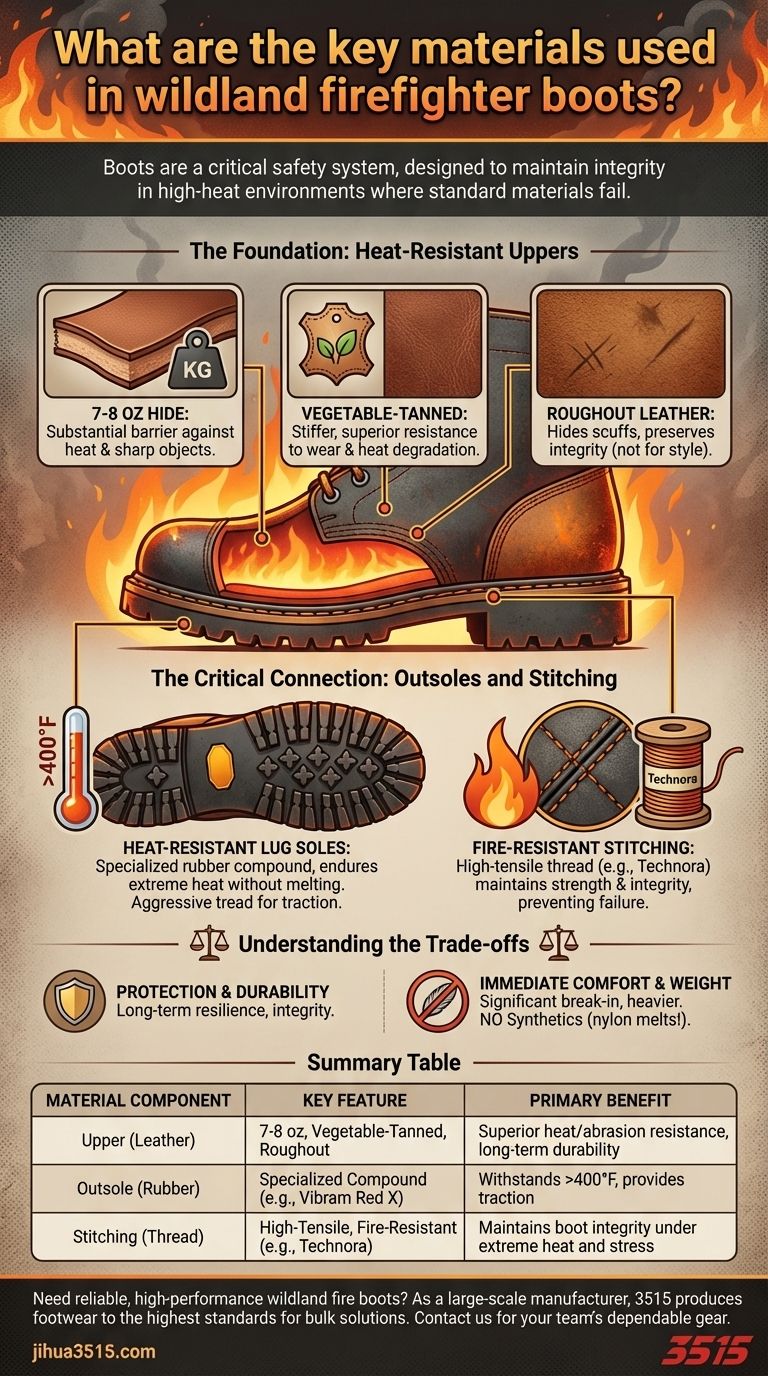 Quels sont les matériaux clés utilisés dans les bottes de pompiers de feux de forêt ? Un guide sur la protection contre la chaleur extrême Guide Visuel