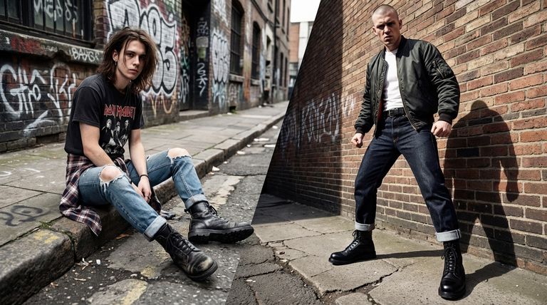 ¿Qué significados contradictorios adquirieron las botas de combate en la década de 1990? Simbolismo de poder frente a rebelión