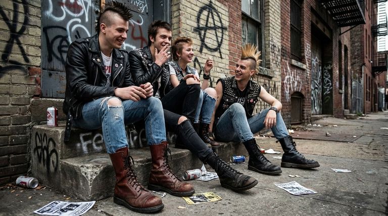 Comment la culture punk des années 1980 a-t-elle réinterprété les bottes de combat ? Des équipements militaires au symbole de rébellion