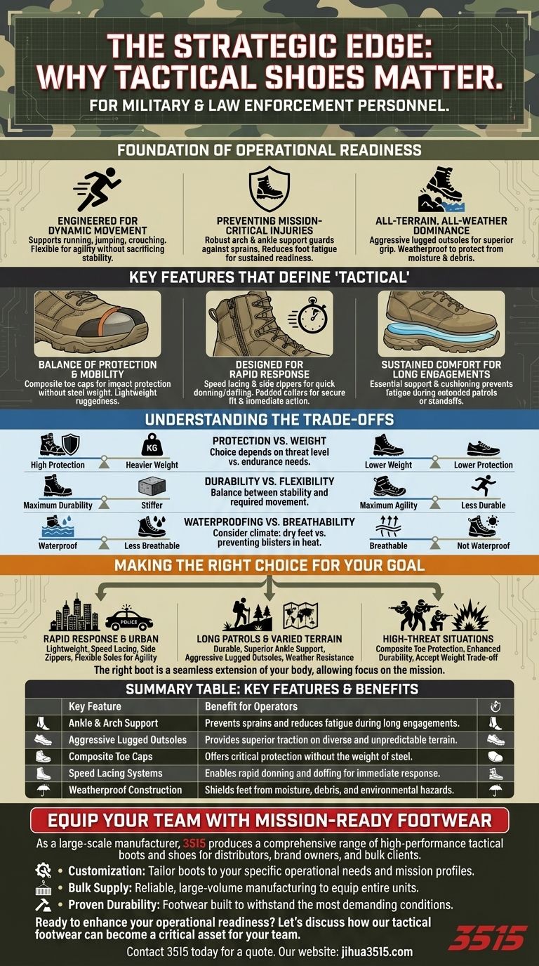 Почему тактическая обувь важна для военнослужащих и сотрудников правоохранительных органов? Основное снаряжение для успеха миссии Визуальное руководство