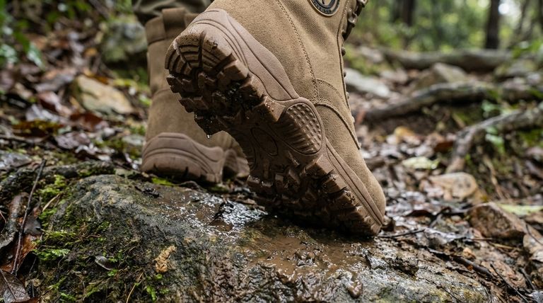 ما الذي يجعل نعال الأحذية التكتيكية فعالة؟ علم التماسك والثبات