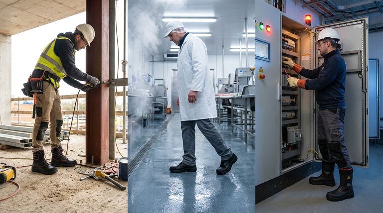 Quels types de chaussures de sécurité conviennent aux différents environnements de travail ? Choisissez la bonne protection pour votre travail