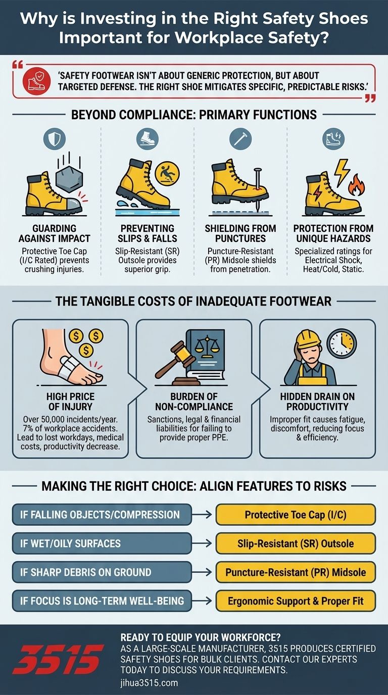 ¿Por qué es importante invertir en el calzado de seguridad adecuado para la seguridad en el lugar de trabajo? Proteja a su equipo y sus resultados Guía Visual