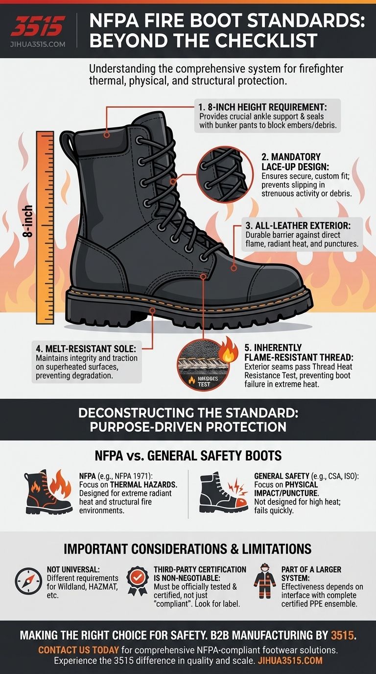 ¿Cuáles son las normas NFPA para botas de bombero? Guía esencial para la máxima seguridad del bombero Guía Visual
