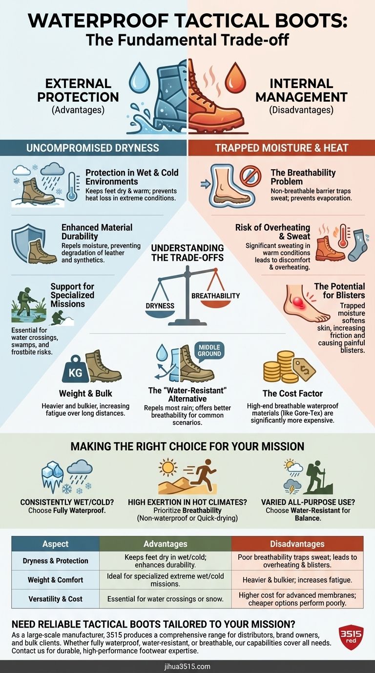 防水タクティカルブーツの長所と短所は？主要なトレードオフを解説 ビジュアルガイド