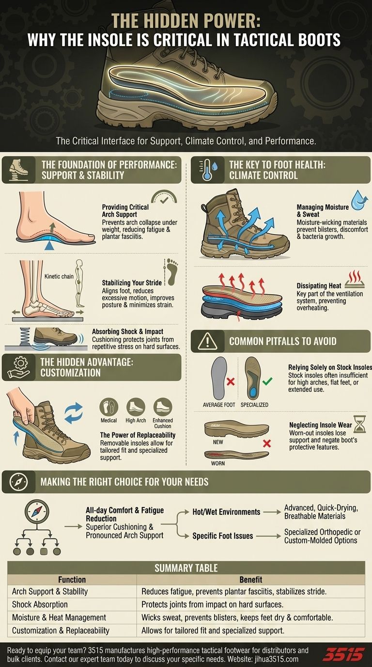 전술 부츠에서 깔창이 중요한 이유는 무엇인가요? 최고의 성능과 편안함을 잠금 해제하세요. 시각적 가이드