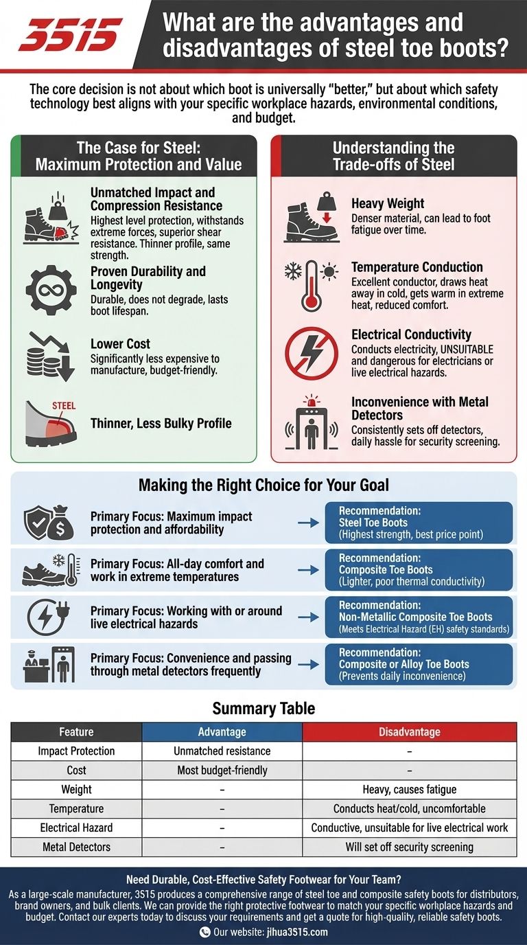 钢头靴的优缺点是什么？最大程度保护与舒适度的指南 图解指南
