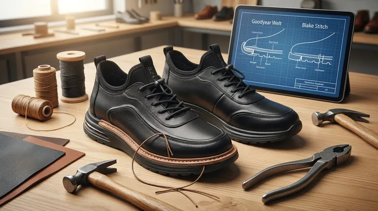 Comment le montage Goodyear welt se compare-t-il au montage Blake ? Choisissez la bonne construction de chaussure pour vos besoins.
