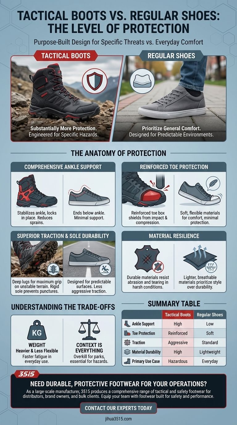 Какой уровень защиты предлагают тактические ботинки? Непревзойденная безопасность для сложных условий Визуальное руководство