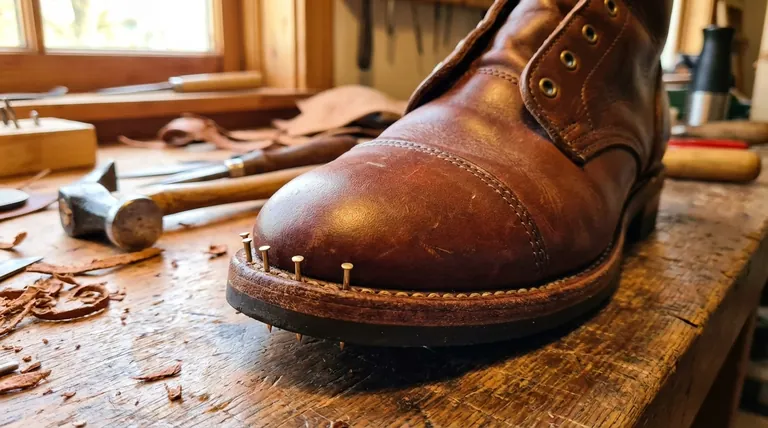 Quelle est la fonction des clous à l'extrémité des chaussures Goodyear Welt ? Découvrez le secret d'une durabilité extrême