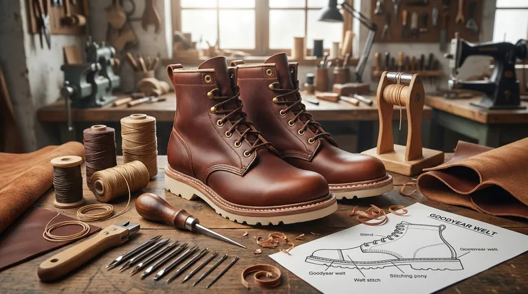 Quelles sont les spécifications recommandées pour l'aiguille et le fil pour les chaussures Goodyear cousues main ? Un guide pour une couture parfaite