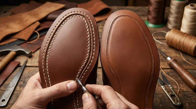 Quelle est la différence entre la couture à canal ouvert et la couture à canal fermé dans les chaussures Goodyear cousues ? Un guide des finitions de semelles