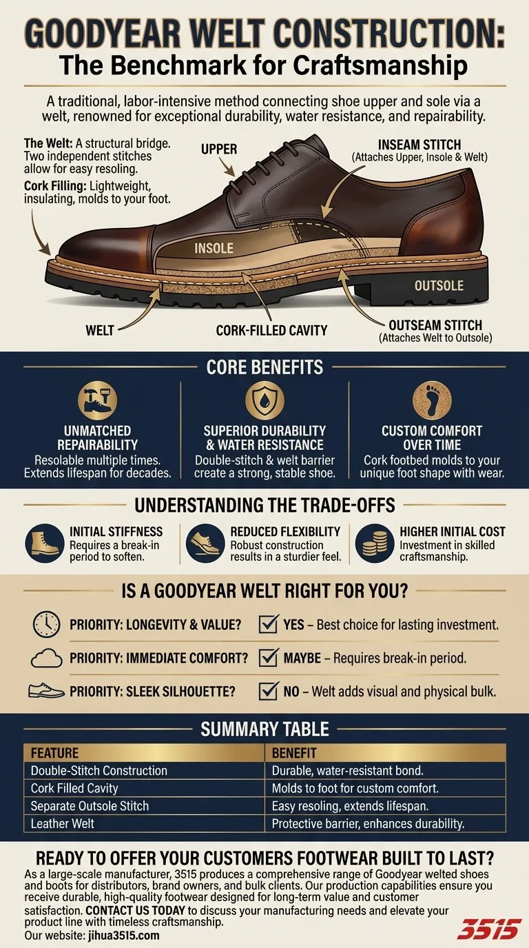 Qu'est-ce que la construction Goodyear et pourquoi est-elle appréciée ? Investissez dans des chaussures durables et réparables. Guide Visuel