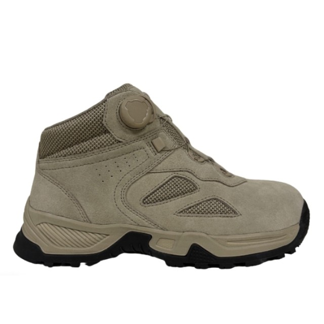 Scarponcino antinfortunistico Premium Wheat Nubuck all'ingrosso con sistema di allacciatura rapida