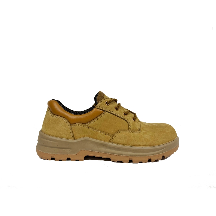Premium Wheat Nubuck Safety Shoes