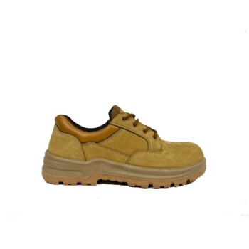 Premium Wheat Nubuck Safety Shoes for Bulk Distribution