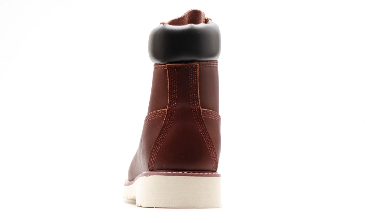 Back view of work boots