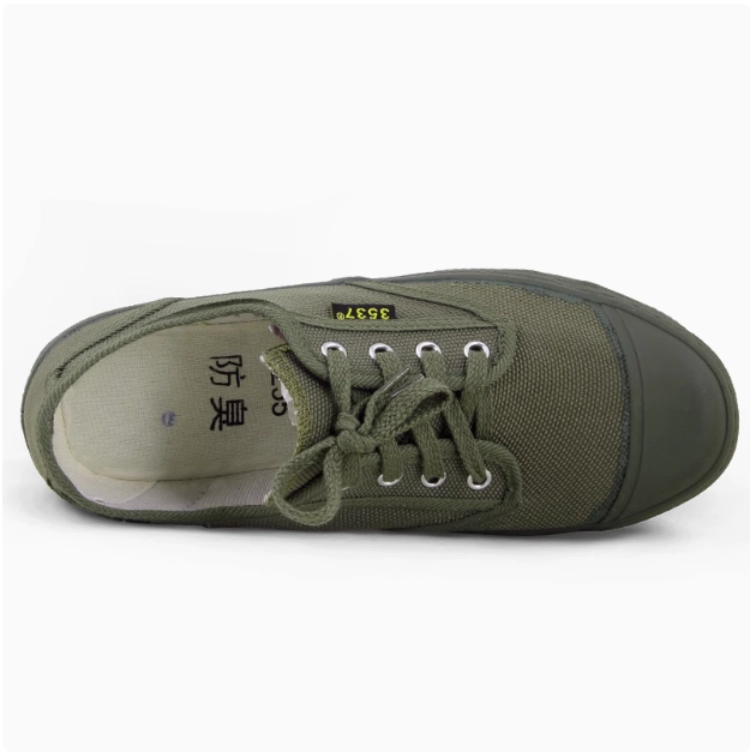 rubber soled shoes detals
