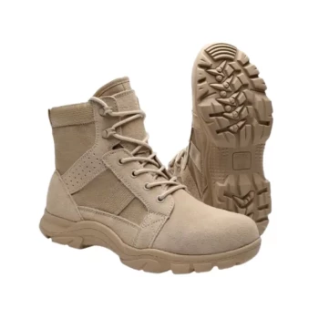 3515 Tactical Boots High Ankle Multi Material Desert Design Military Work Boots