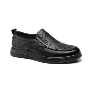 Mocassins perfurados respiráveis para homem Fabrico por atacado e OEM